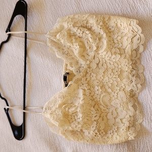 NWT! white lace camisole